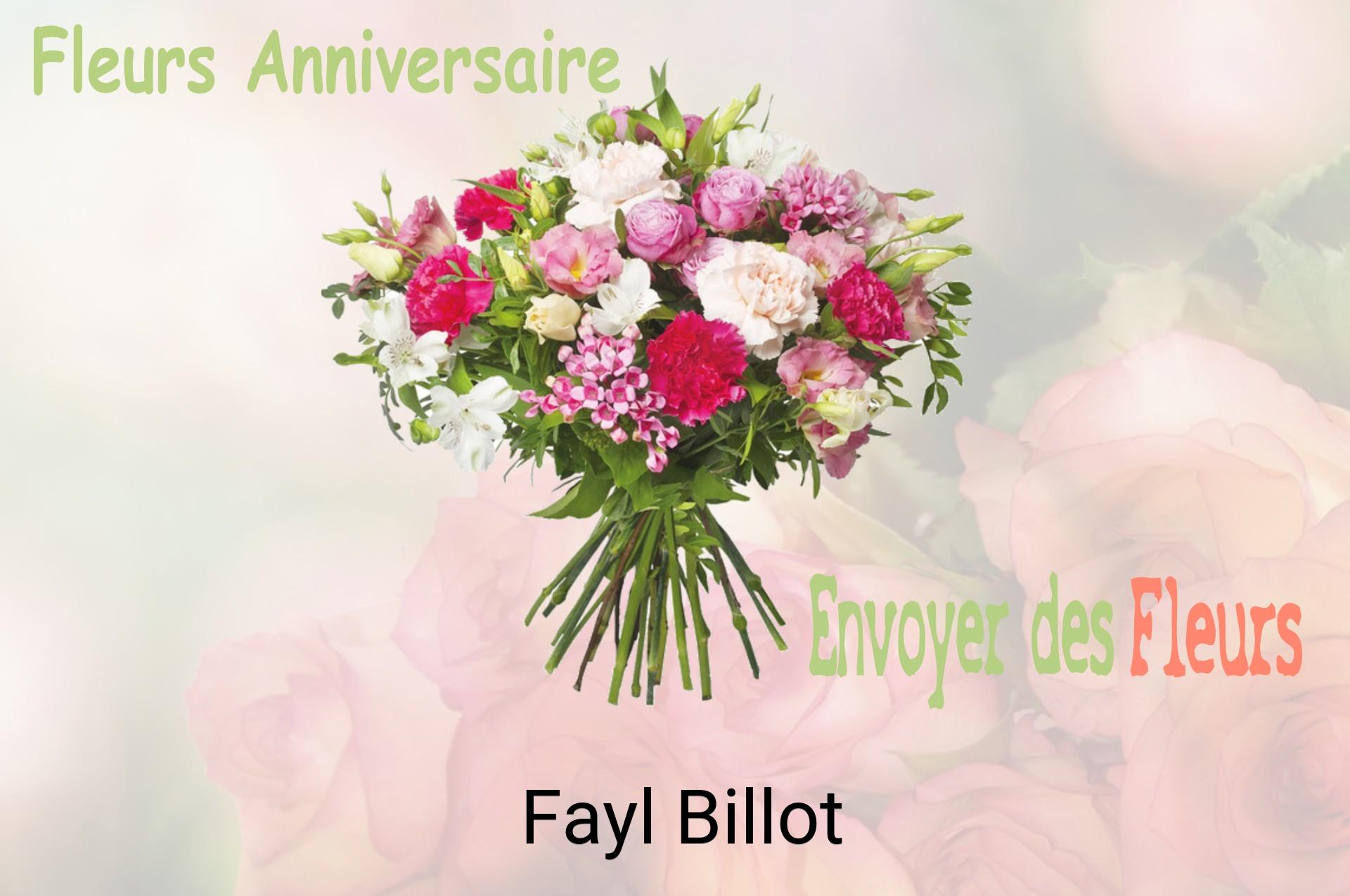 Bouquet de fleurs d’anniversaire livré à Fayl-Billot